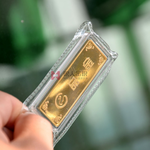 河南鄭州銀行小克重金條定制