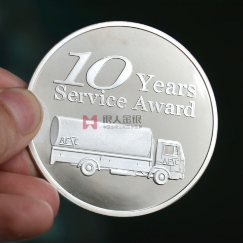 天津濱海新區(qū)外資企業(yè)定制銀幣