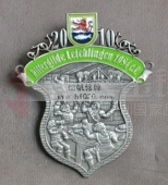 圖案立體浮雕徽標,金屬浮雕徽章,純錫浮雕紀念牌