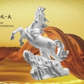 馬到成功純銀禮品制作設計、純銀紀念禮品生產制造