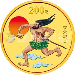 中國民間神話故事彩色金銀紀念幣(第2組)1/2盎司彩色金質(zhì)紀念幣